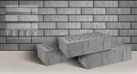 Кирпич Terex лицевой пустотелый Серый, шале